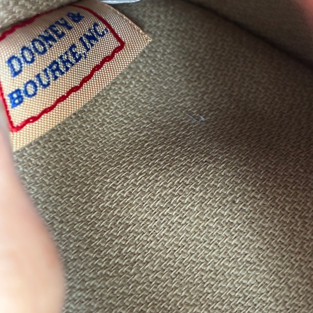 Dooney & Bourke wristlet,Canvas and Brown Leather-Trim Wristlet Clutch - Picture 5 of 10